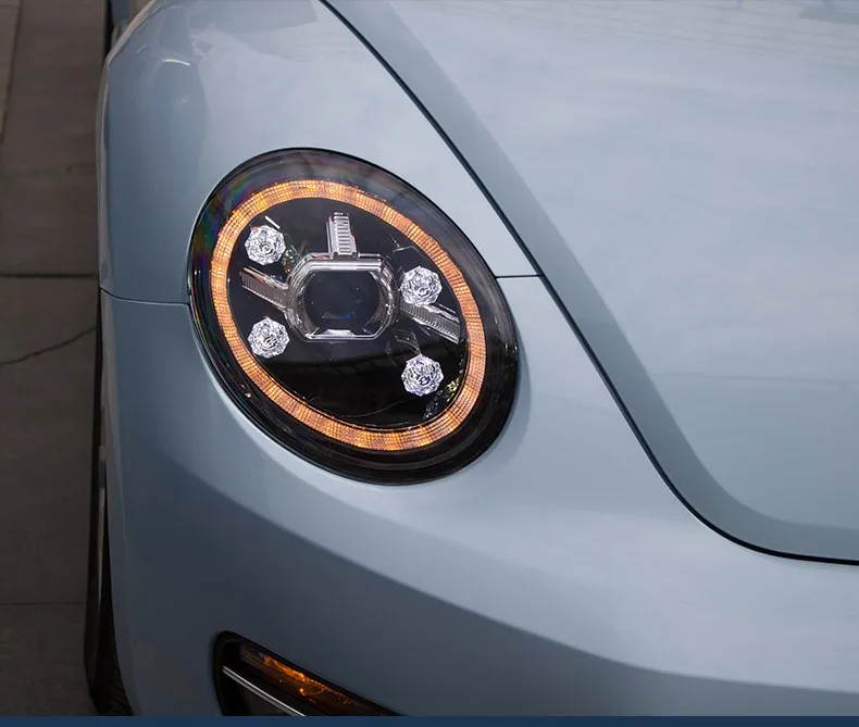 

Светодиодные дневные ходовые огни DRL светильник фасветильник, фары для Volkswagen vw BEETLE 13-22, сигнал поворота