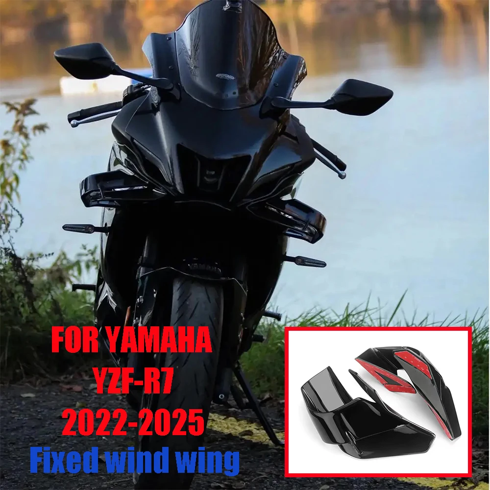 

FOR YAMAHA YZF-R7 2022-2025 Motorcycle Accessories Fairing Side R7 Winglet Aerodynamic Wing Deflector Spoiler