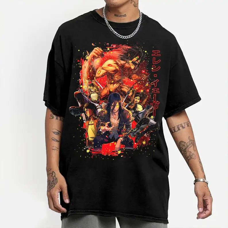 

Eren Yeager Tshirt, Eren Yeager Shirt