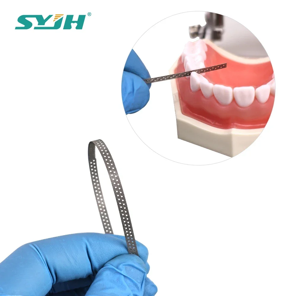 ELIJAH 10Pcs/Box Dental Diamond Polishing Strip Polisher Autoclavable Medium/Fine/Extra Fine Wear Resistant Polishing Strip Tool