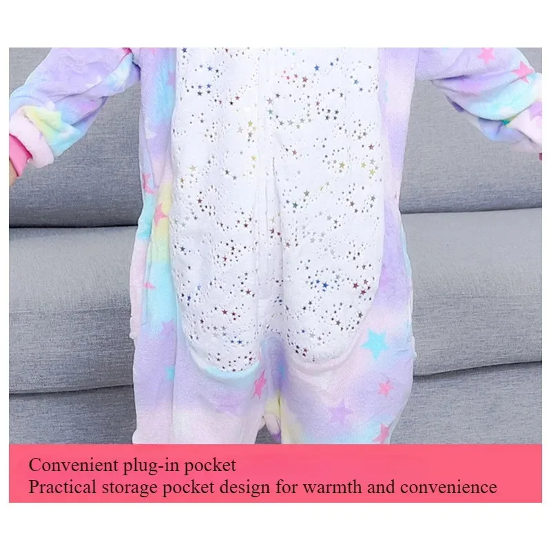 جديد أزياء أنيمي التأثيرية للنساء والرجال بذلة للبالغين بيجامات بقلنسوة للأطفال Kigurumi كارتونية لعيد الميلاد والهالوين