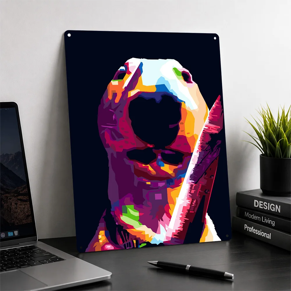 Walter Dog Meme Poster Aesthetic Wall Art Customized Retro Metal Tin Sign for Living Room Bedroom Office Home Decor Unique Gift