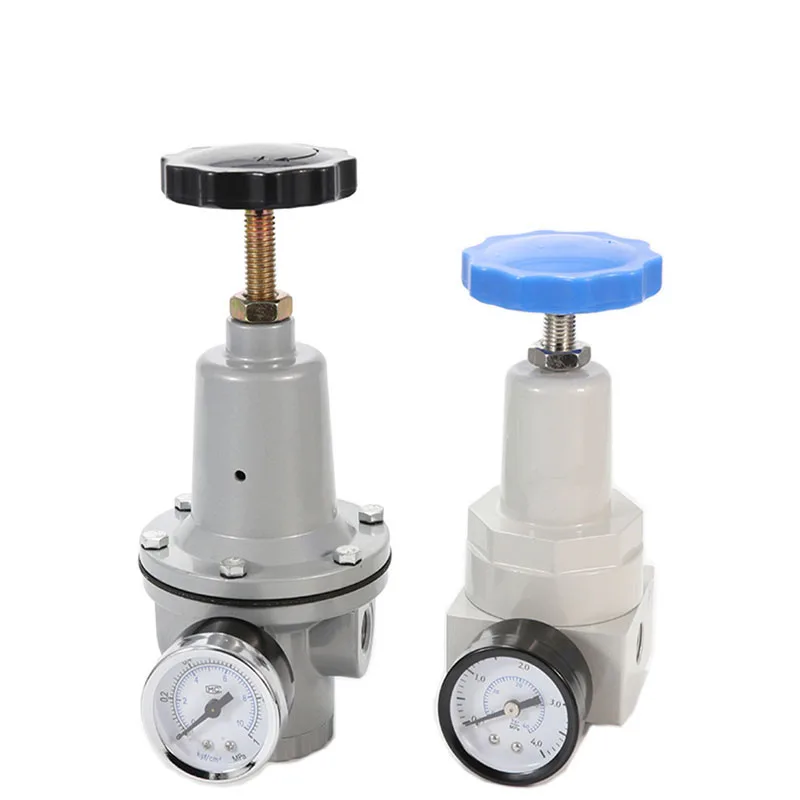 

Pneumatic QTYH High Pressure 0~40 bar Air Regulator With Gauge Port 1/4 3/8 1/2 2 inch BSP 1/2" QTYH QTY-08 10 15 20 25 32 40 50
