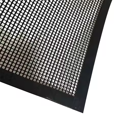 AFOURT-2X BBQ Grill Grid Mat Non-Stick Mesh Matts Barbeque Reusable Baking Net