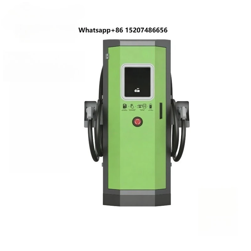 120kW Commercial Electric Car Charger Pile,Emergency Stop, APP/Swipe Card Payment