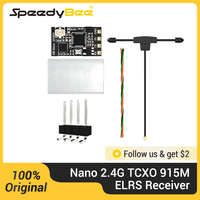 SpeedyBee Nano 2.4G 2.4G-TCXO 915M ExpressLRS ELRS Receiver for FPV Freestyle Long Range Drones DIY Parts