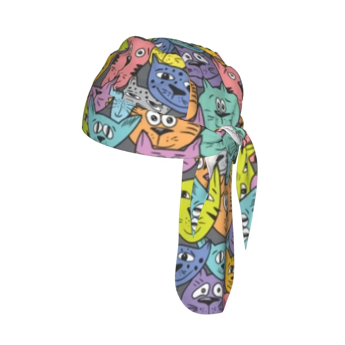 

Cycling Breathable Cycling Headwear Funny Cats Quick-Dry Bicycle Scarf Cap