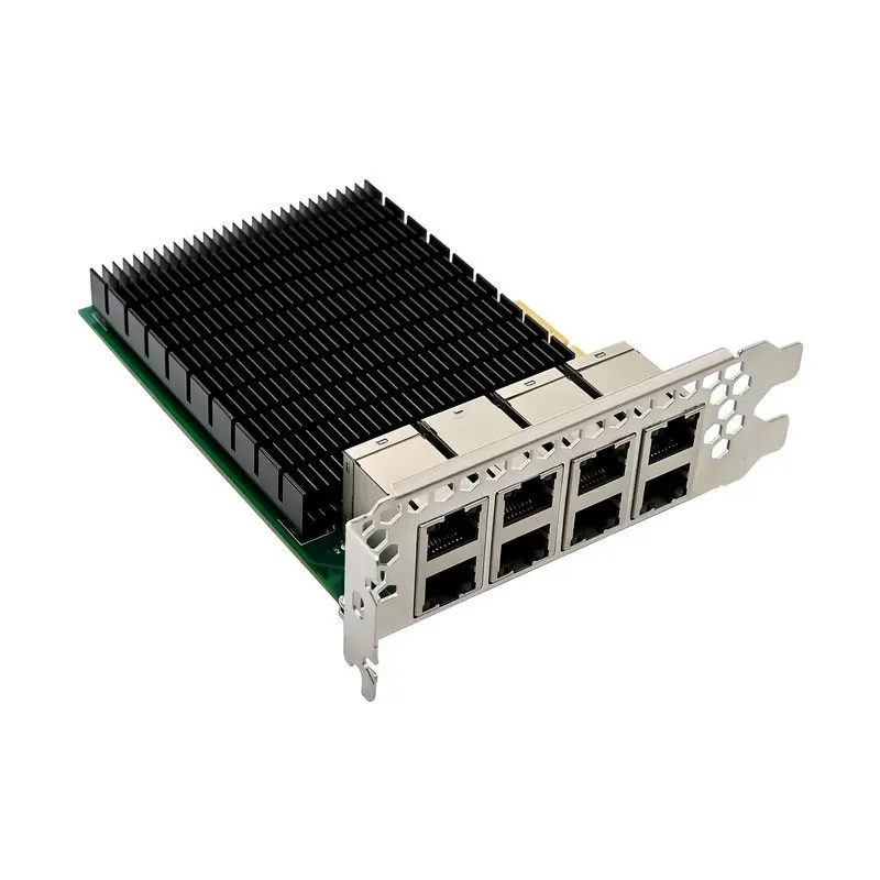 I350 chip PCI-E X4 gigabit eight port server network card I350-T8 electrical port visual acquisition Ethernet