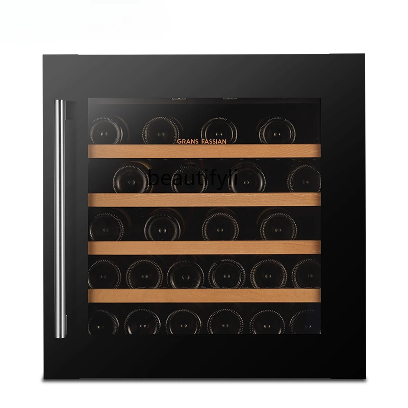 

Embedded red wine cabinet, wine Baijiu thermostat, refrigerated cabinet, air-cooled and frost-free cabinet, wall cabinet