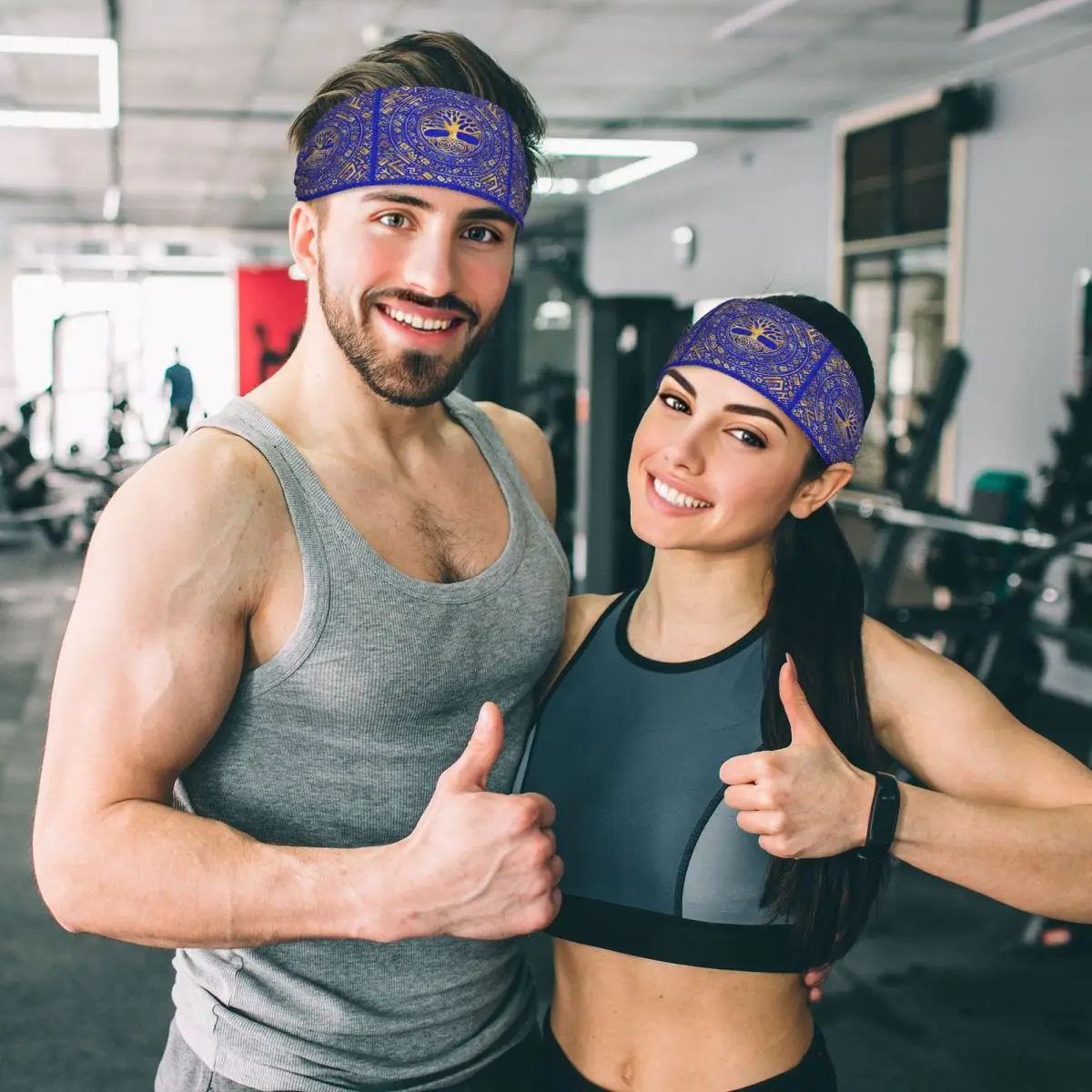 

Custom Tree Of Life -Yggdrasil - Lapis Lazuli Sweatband for Men Women Wicking Moisture Sports Sweatband Gym Yoga Running