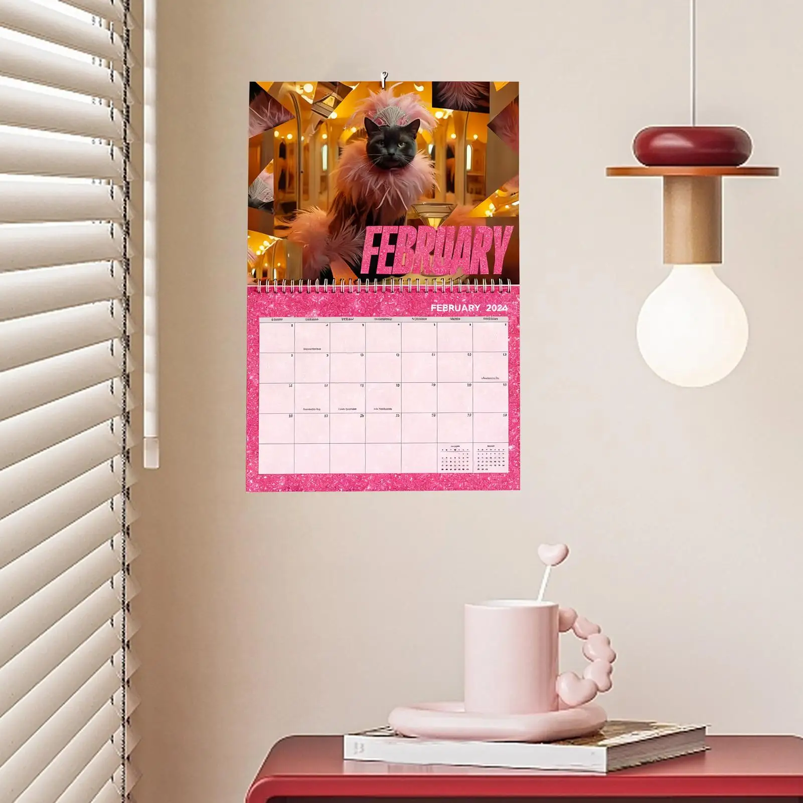 2026 Cat Calendar Wall Planner January December 2026 Funny Cat Monthly Calendar For Home Living Room Study Room Office School