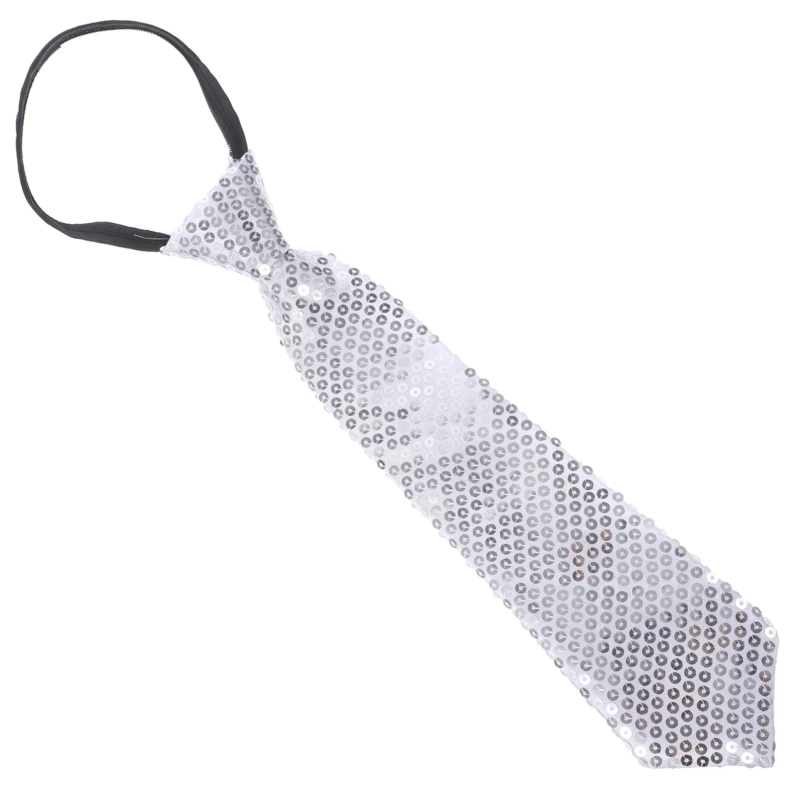 

1pc Sequin Tie Shine Necktie Fashion Party Accessory Reusable Washable For Cosplay Stage Performance Decor Costume Tie
