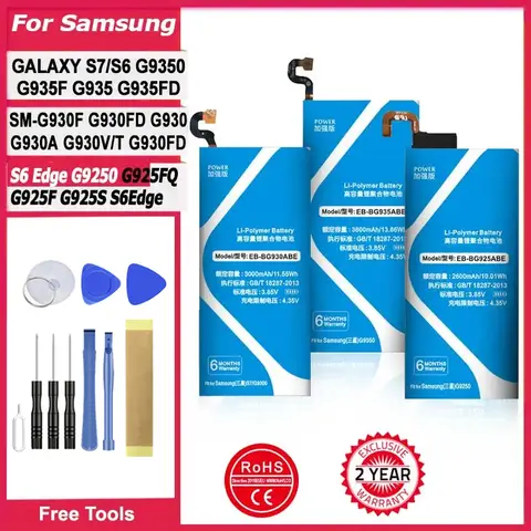 XDOU Battery For Galaxy S10E J5 A70 Nnte 10 A8 A51 Grand DUOS S3 S6 S7 Edge S8 S9 S10 Plus GT-I8190 SM-A515 2017 J530 SM-G973