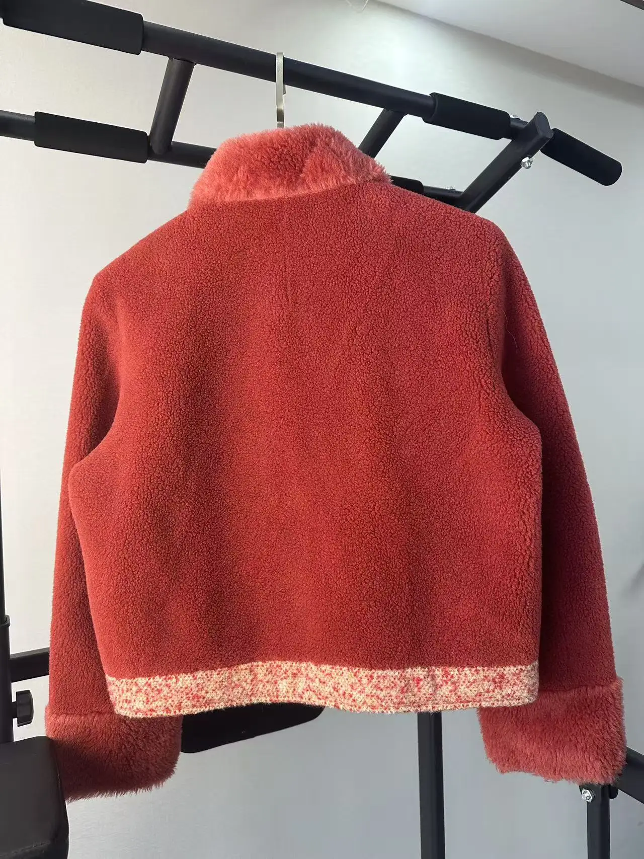 سترة من الصوف الحقيقي من AYUNSUE ملابس شتوية للنساء معاطف نسائية دافئة معطف فريد تعزيز عيوب صغيرة لا استرداد لا تبادل #2