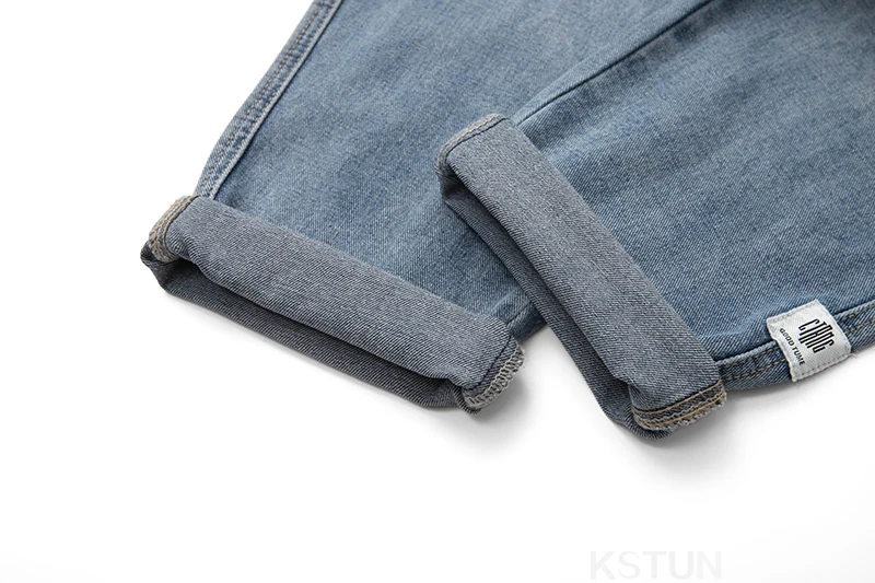 KSTUN Harem Jeans Men Pants Loose Fit Light Blue Casual Male Denim Pants Streetwear Baggy Men's Trousers Clothing 2024 New Kpop images - 6