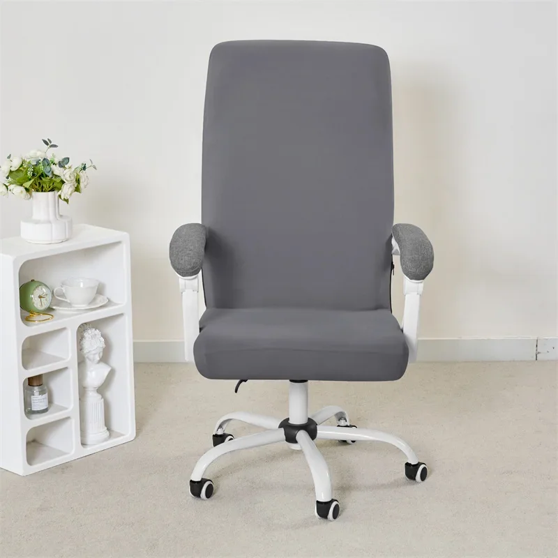 Waterproof Chair Cover Computer Executive Chair Cover for Computer Elastic Stretch Covers for Swivel Office Chairs