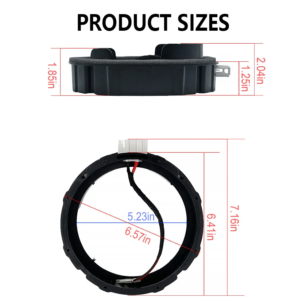 1pair Car Speaker Adapter for Volkswagen Magotan Sagitar Tiguan Skoda Octavia Audio Mount 6.5 8 Inch Special with Lossless Plug