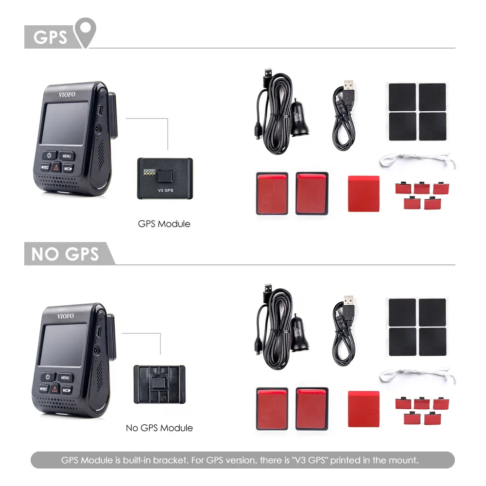 VIOFO A119 V3 2K Parkmodus G-Sensor Rota-Objektiv 2560 * 1600P DVR Super Night Vision Quad HD Dash-Kameras Optional GPS CPL – Detail 22