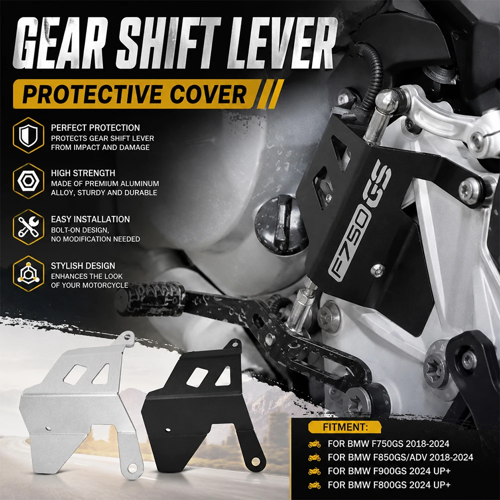 

For BMW F900GS F750GS F850GS F 850 750 GS ADVENTURE ADV F 900 GS 2024 Motorcycle Protector Gear Shift Lever Protective Cover Pad