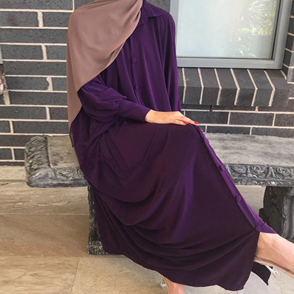 Women Batwing Sleeve Dress Muslim Abaya Ramadan Eid Prayer Garment Islam Clothing Kaftan Arab Robe Gown Caftan Kebaya Jalabiya