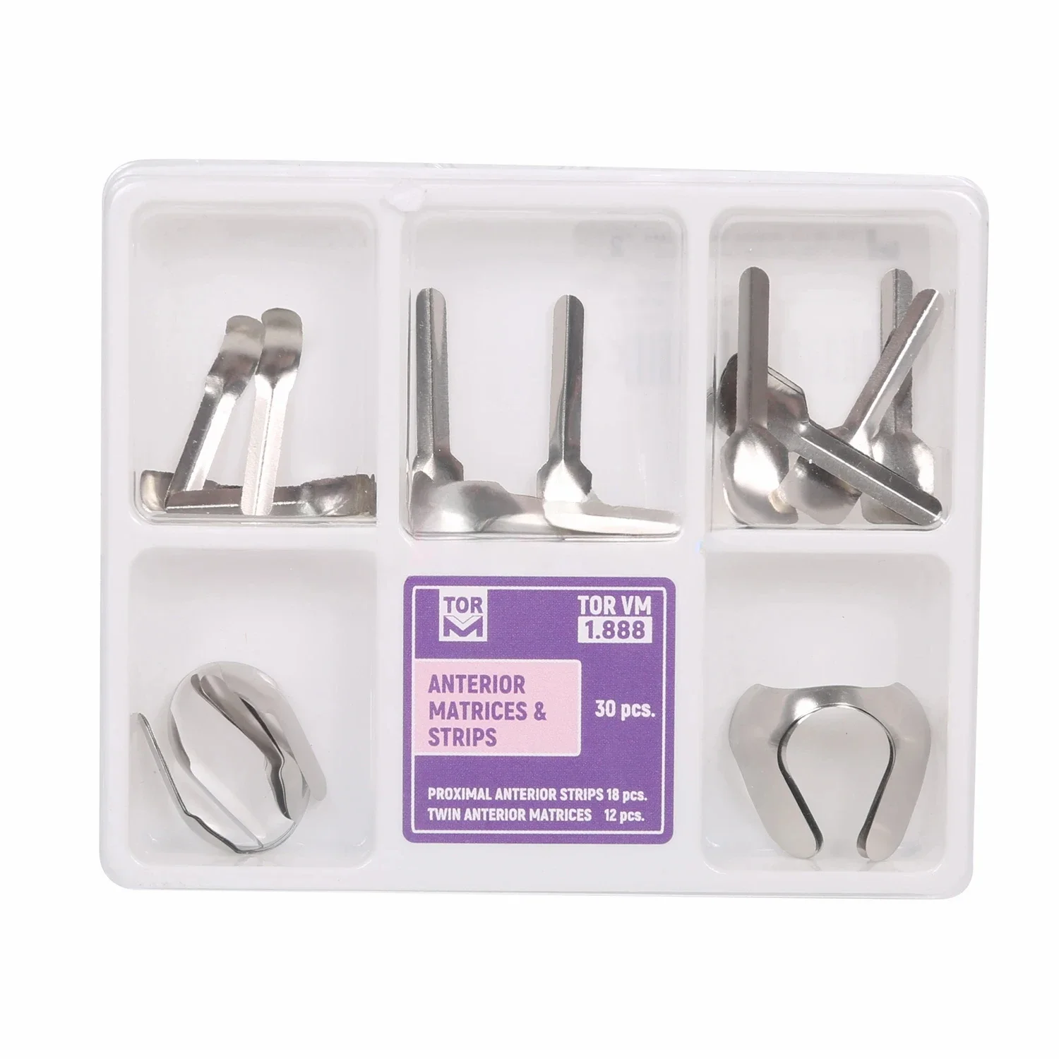 Originals 1.888 Dentals  Anteriors Matrices And Strips Stainless Steel Proximals Strips