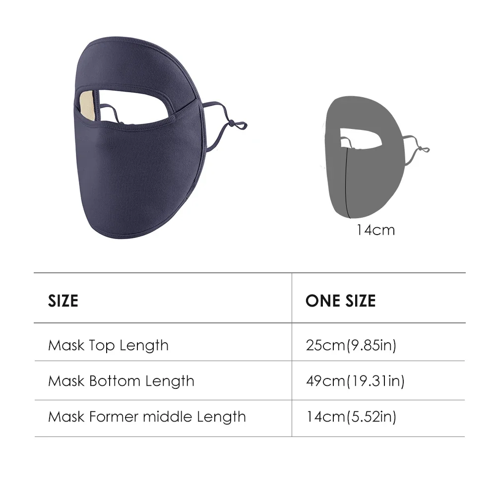 OhSunny UV Protection Mask Women Cycling Full Face Cover Autumn Winter Windproof Warm Sunscreen Breathable Balaclava Outdoor