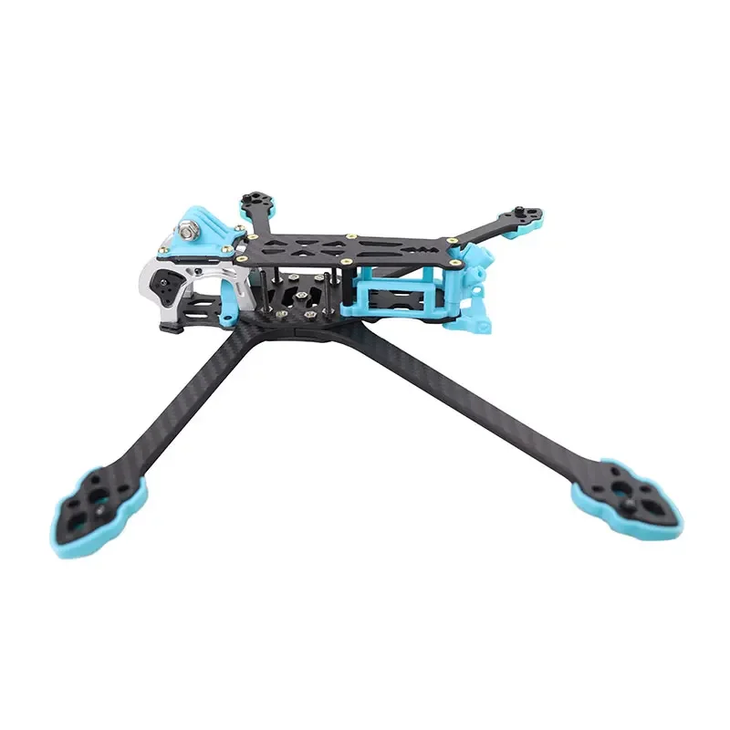 3D Printing MAK5 O4 RPO DC/XH 7-inch Long-Range FPV Racing Car Frame Carbon Fiber for DJI O4 HD Digital Video Transmission - view 3