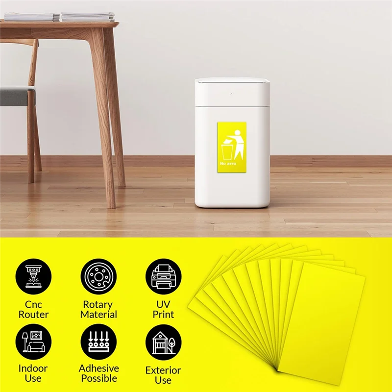 

A21Q -Laser Engraving Yellow ABS Double Color Plastic Sheet, 11.8X6.49X0.05 Inch Materials Double Color Plastic Sheet