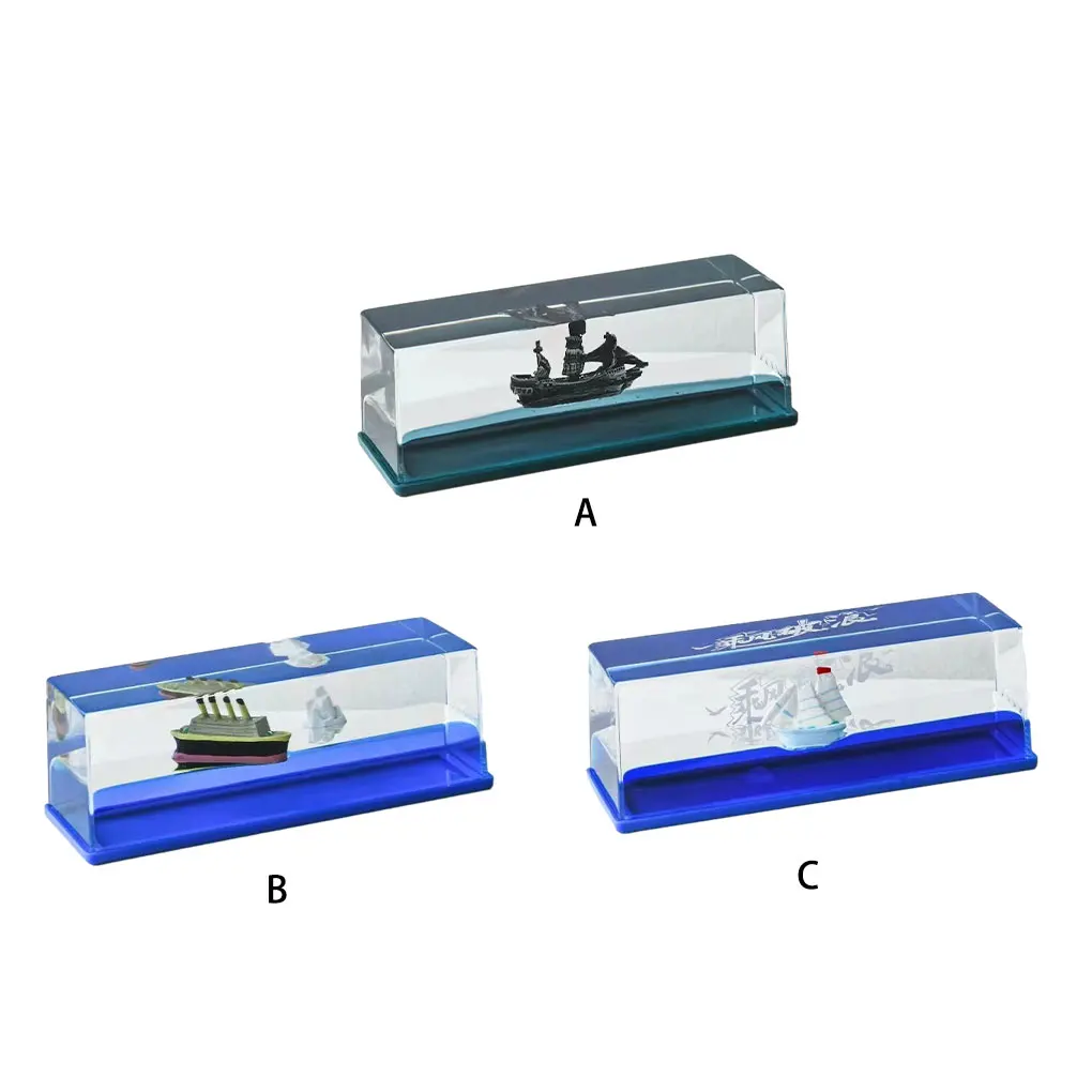 Pezzo decorativo in acrilico Ornamento per bottiglia di deriva fluida per nave da crociera Materiali acrilici in stile unico