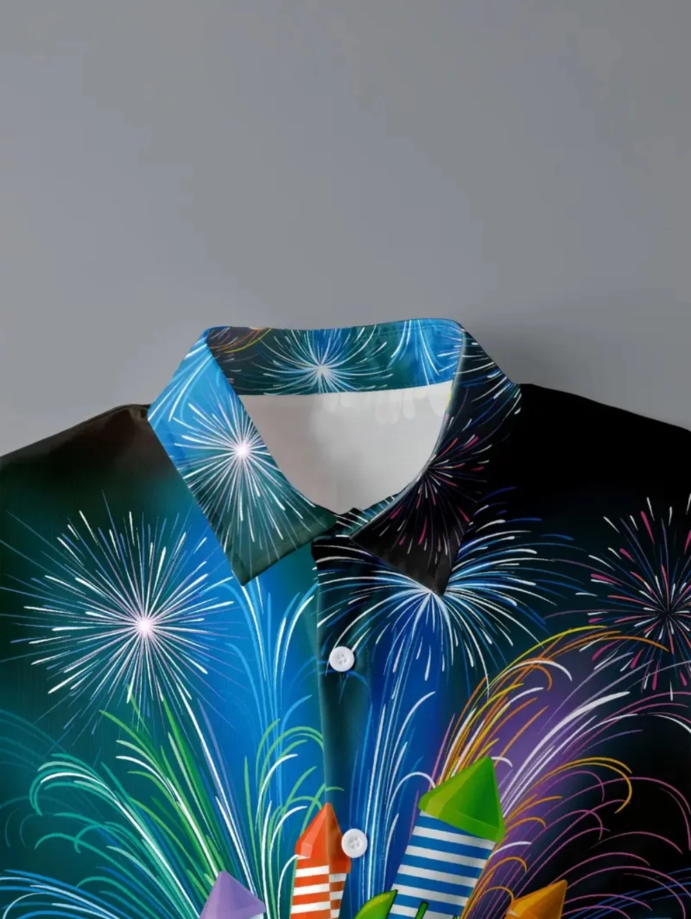 Christmas Santa Claus Casual Men's Button up Shirt Long Sleeve New Year Theme Shirt Collar Button 3D Print Thin Polyester Shirts