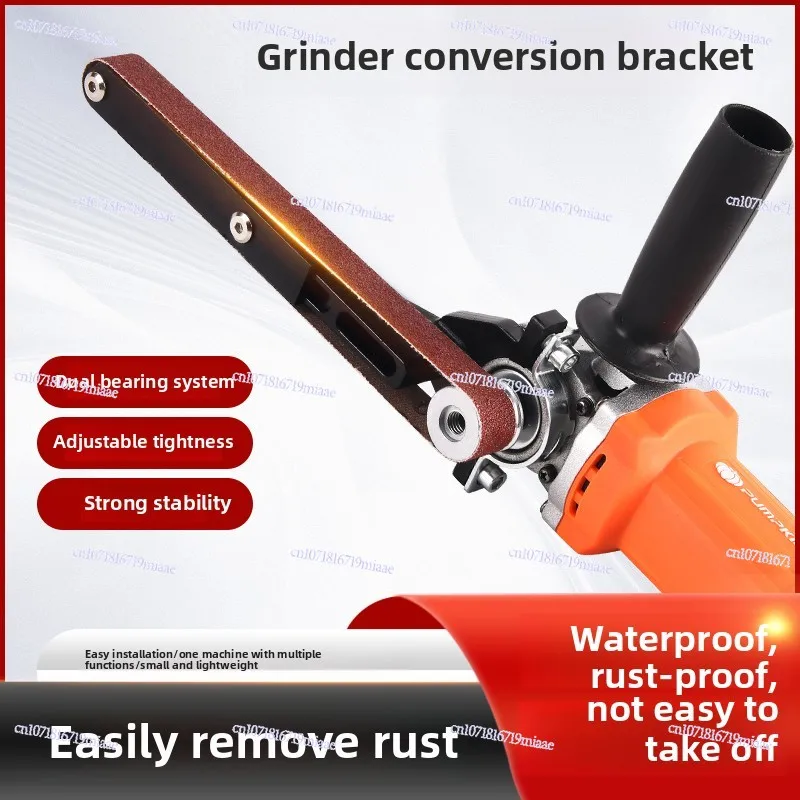 Small Angle Grinder To Belt Grinder Bracket Industrial Grade Grinding and Polishing Sandpaper Metal