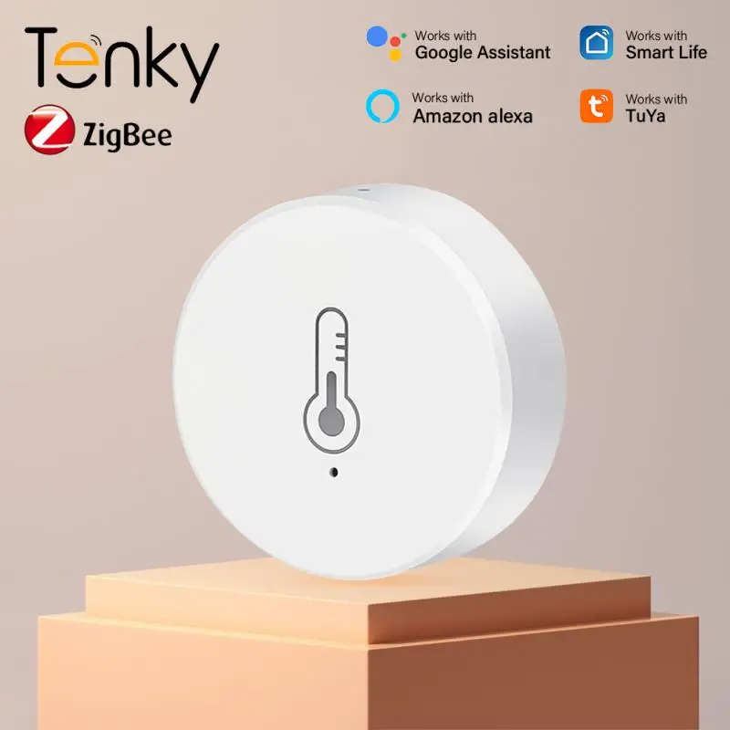 

Tuya 3.0 Temperature Humidity Sensor Indoor Hygrometer Thermometer Smart Home Work with Smart Life Alexa Assistant