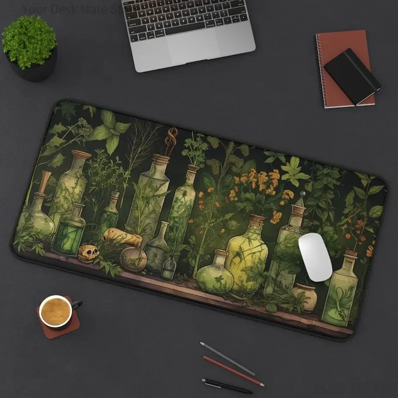 Witchy Botanical Potions Plant - Desk Setup With Plants review and price