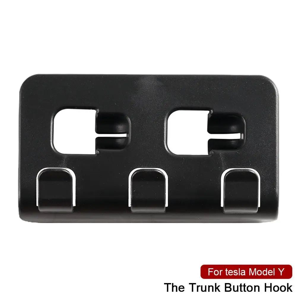 2PCS Rear Trunk Hook for Tesla Model Y Trunk Button Buckle Hanging Storage Non Destructive Install Car Interior Accessories