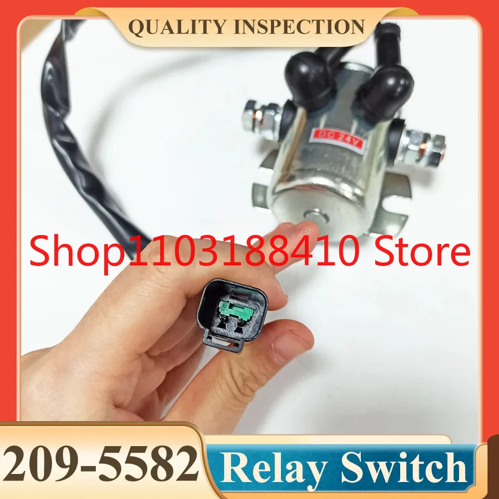 Sakelar Relai Magnetik Ekskavator 2095582   209-5582 untuk Relai Pemula C7 C9 24V