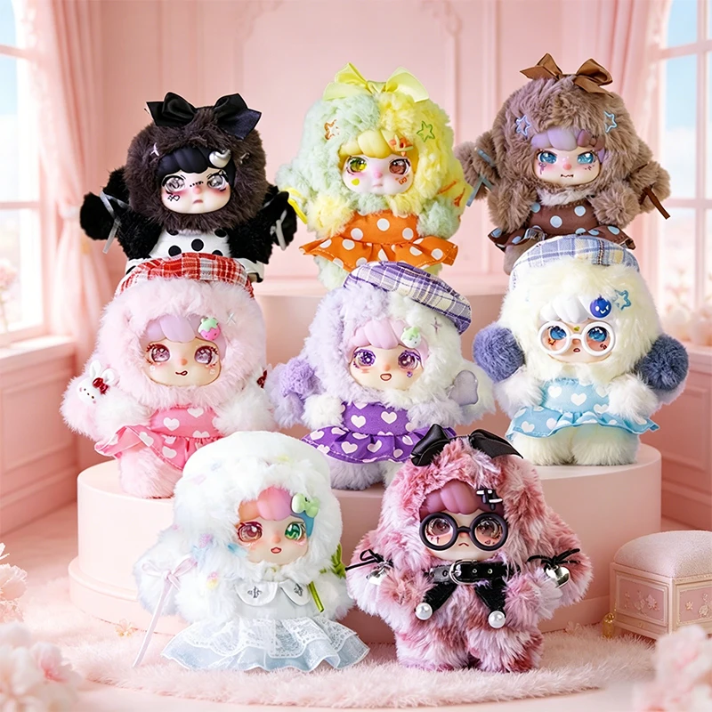 Lokiki Sweety Square Series Blind Box Cute Lokiki Vinyl Plush Blindbox Anime Doll Pendant Surprise Box Bag Decor Mystery Box Toy