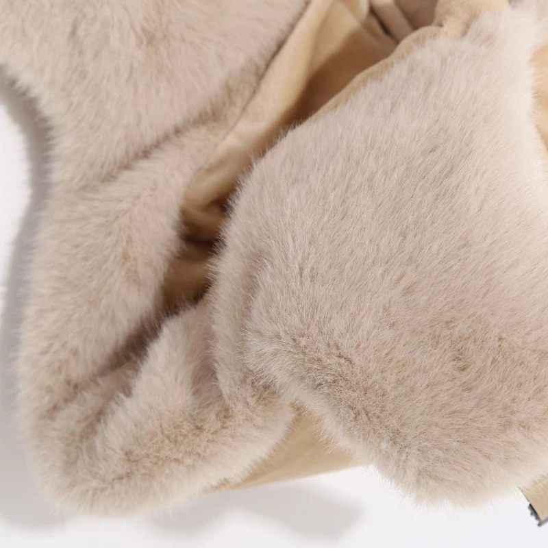 قبعة تزلج دافئة مكتنزة جديدة للرجال والنساء على الطراز الكوري قبعة دافئة متماسكة