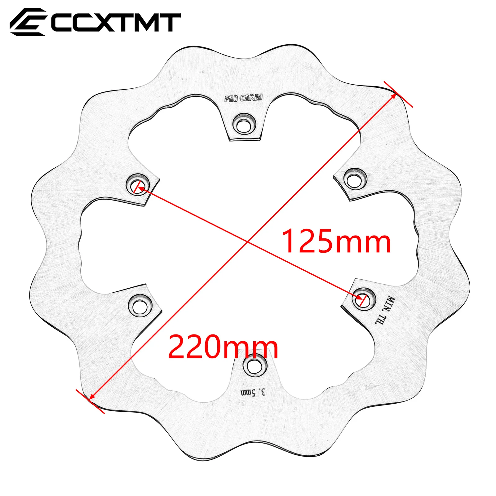 Juego de Rotores de disco de freno delantero y trasero para motocicleta, 260MM, 220MM, para KTM SX SXF EXC EXCF XC XCF XCW 125-500 1994-2021 2022