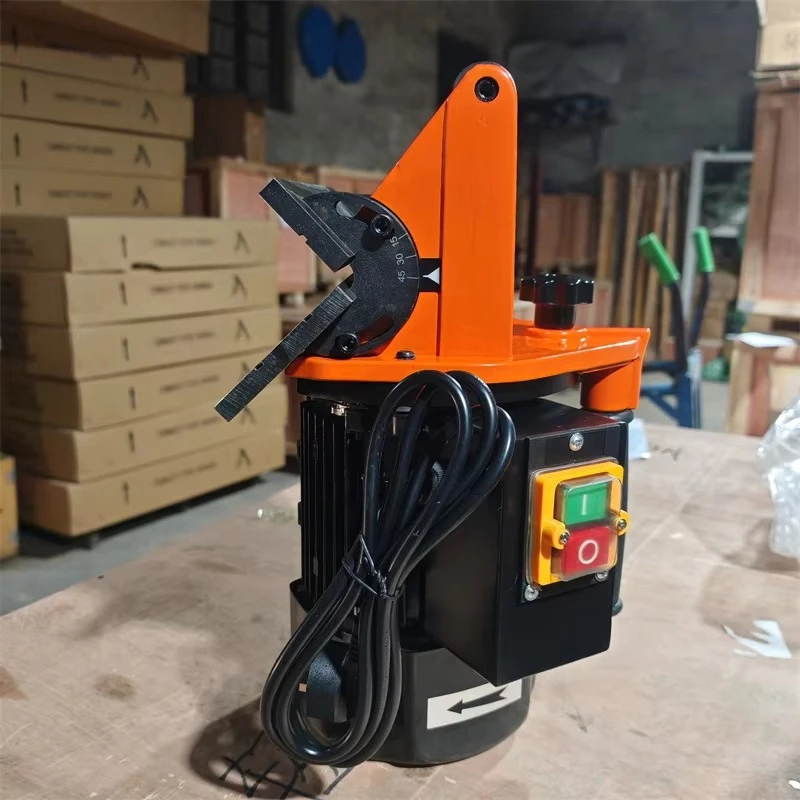 Electric Chamfering Machine 45 Degree Heavy Duty Handheld Steel Plate Metal Workpiece Steel Structure Industrial Chamfering Tool