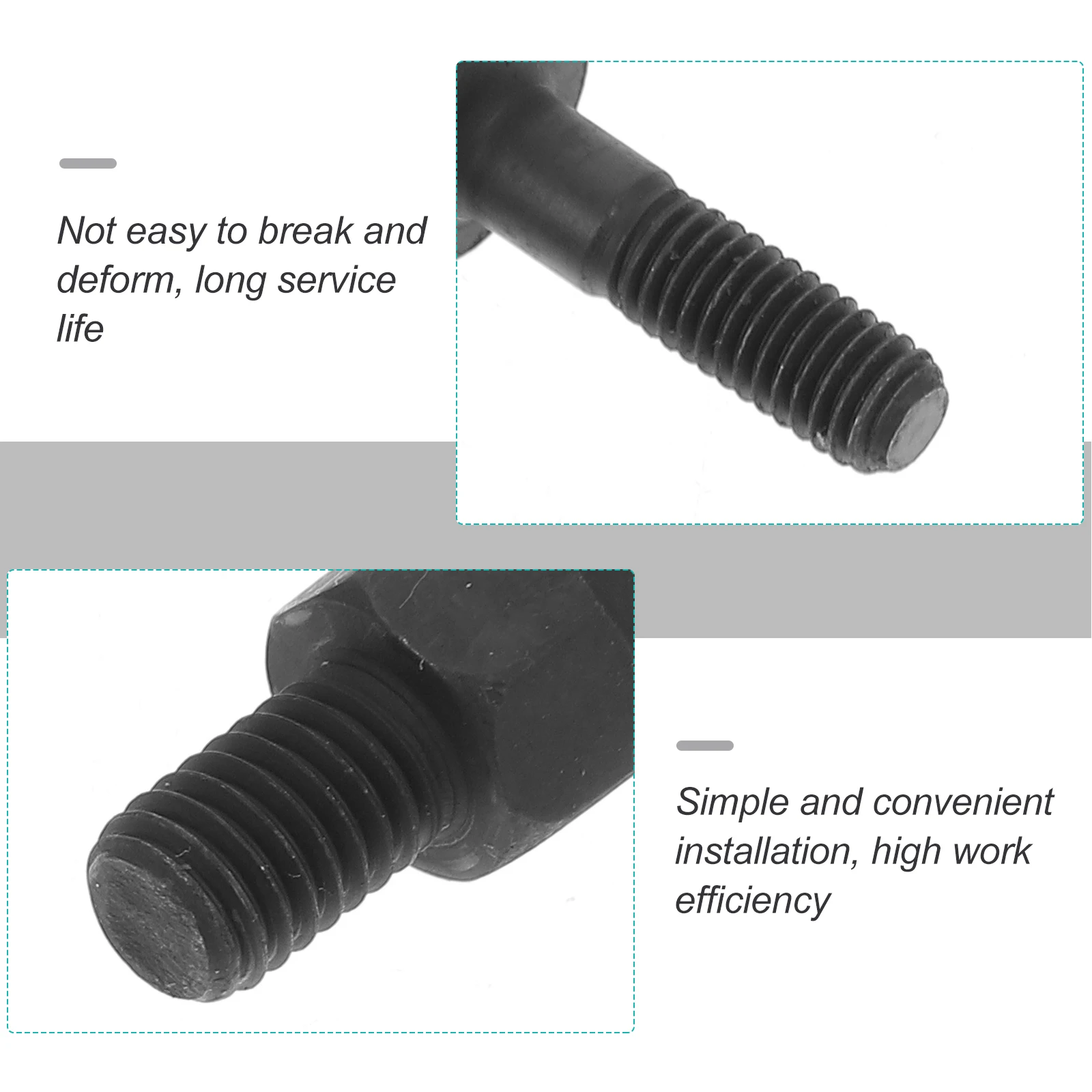 Rivet Nut Accessories Insert Flat Threaded Suite Replacement Rivets Carbon Steel Nuts Kit Mandrel Black Tool