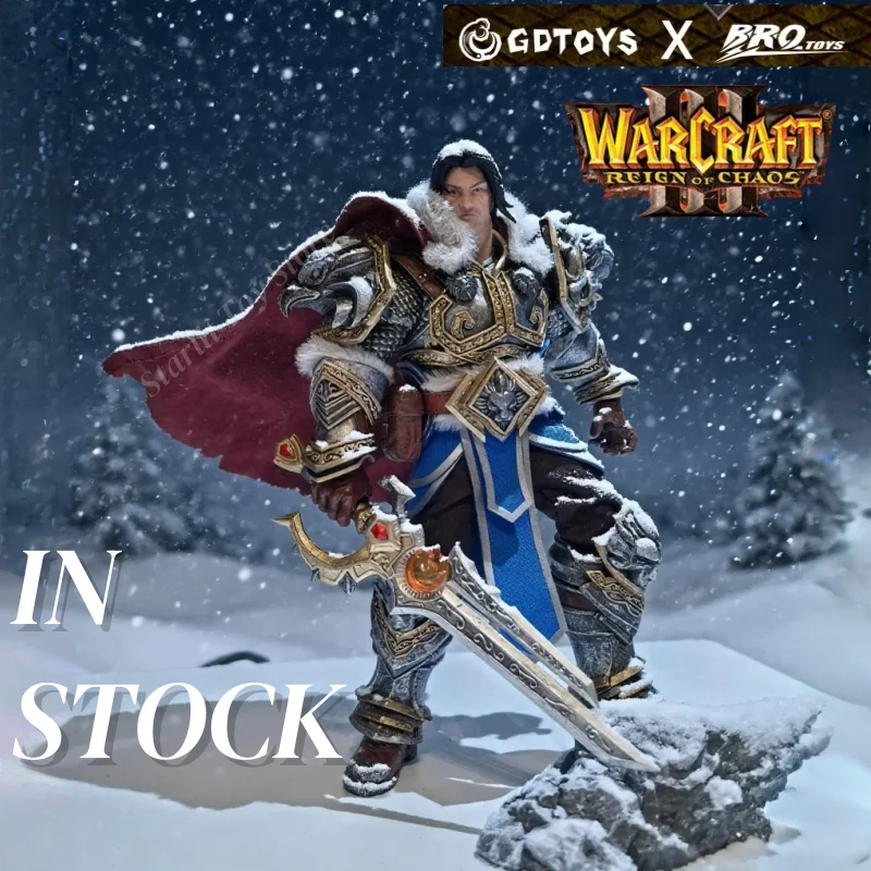 

In Stock 1/12 Scale Gdtoys X Brotoys Storm King Varian Wrynn Movable Joint Model Toys Collection Figure World Of Warcraft