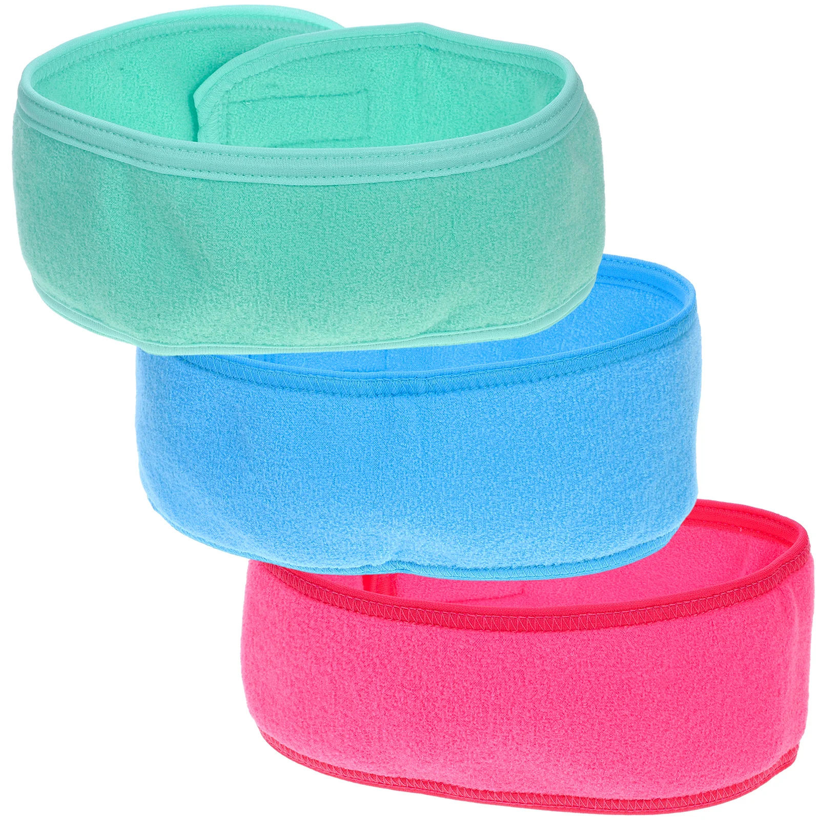 

3Pcs Elastic Sports Headbands Breathable Face Wash Yoga Hair Bands Comfortable Adjustable for Running Workout Skincare Supplies