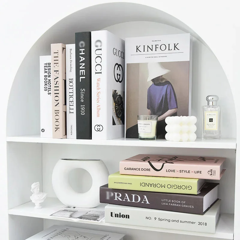 Modern Ins Style Nordic Simulation Fashion Book Fake Book Home Decoration Accessories Prop Books Simple Coffee House Decor