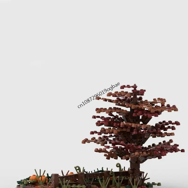 549 Uds. De ciudad, superventas, vista de calle, Moc Modular, modelo de escena de otoño, bloques de construcción Diy, Ideas creativas, juguetes para niños, regalo de cumpleaños