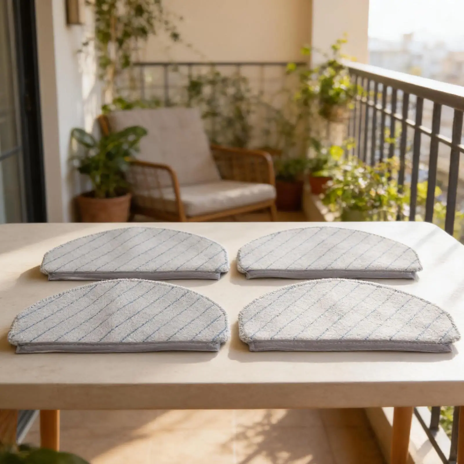 For Bosch Spotless BCRD2W Vacuum Replacement Reusable Mop Pads For Families With Children Reusable Microfiber Mop Cloths