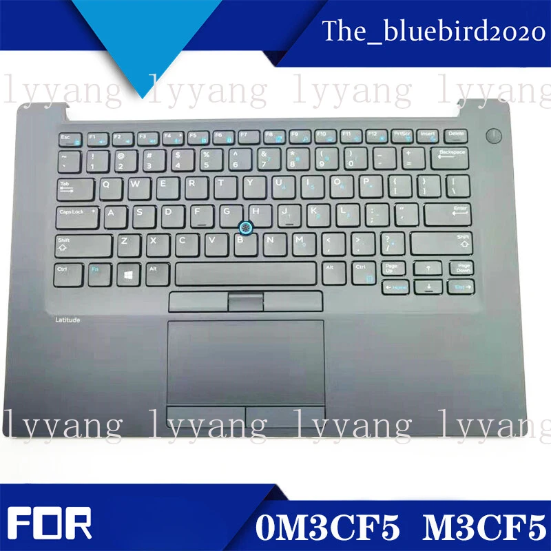 f  NEW For Dell Latitude E7480 7480 C shell keyboard touchpad shell 0M3CF5 M3CF5