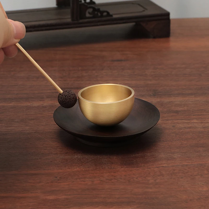Mini Singing Bowl Portable Essential Oil Diffuser Meditation Sound Bowl For Yoga, Healing, Chakra Balance, Relaxation