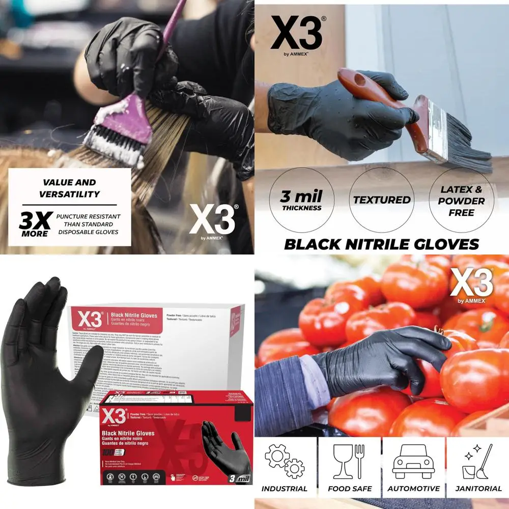 

Одноразовые нитриловые перчатки без латекса, для приготовления пищи, 3 мил, без пудры, размеры S-XXL