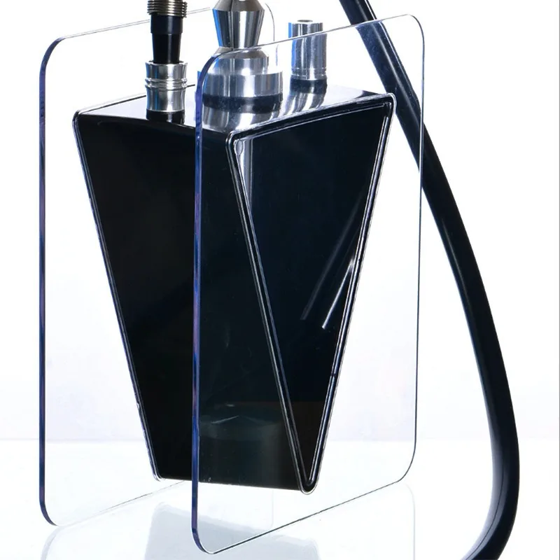 

Arabic hookah finished product acrylic inverted triangle hookah set plastic pot