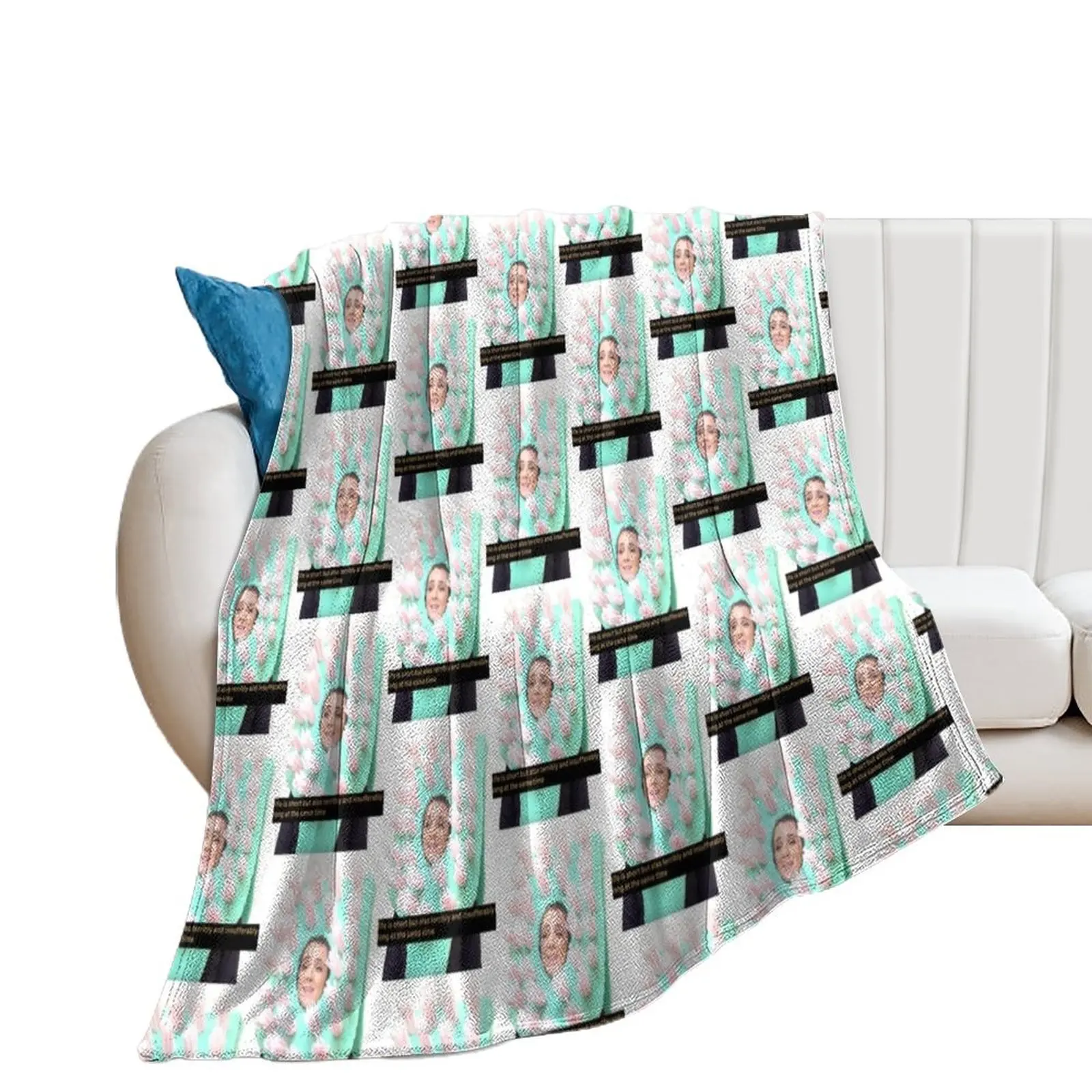 Jenna Marbles toothbrush Throw Blanket funny gift Multi-Purpose Blankets